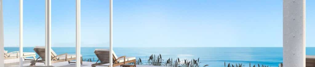 Contemplate your first home exchange whilst watching the view over the ocean.