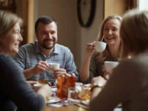 Couples getting to know each other through a number of homeswaps and home exchanges.