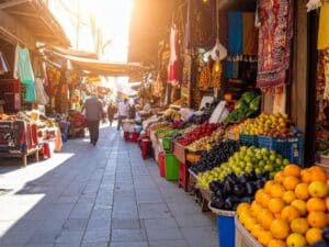 Home swapping allows you to experience destinations like this authentic market.